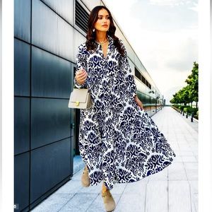 Zara Printed Cotton Dress